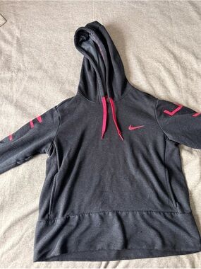 Nike Women’s Dri-FIT Hoodie with Pink Trim